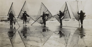 Five shrimpers probably Belgium early 20th century Gelatine-silver print ©Victoria and Albert Museum, London/Andrew Pitcairn-Knowles