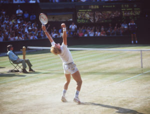 Boris Becker, Wimbledon 7 July1985 ©akg-images / picture-alliance