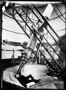 Using the 28-inch refracting telescope at Royal Observatory, Greenwich © National Maritime Museum, Greenwich, London