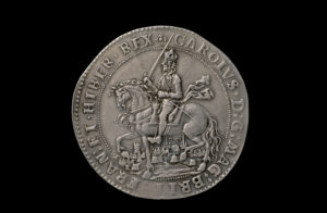 ‘Early Modern English coin (The Oxford Crown)’ Image © Ashmolean Museum, University of Oxford.