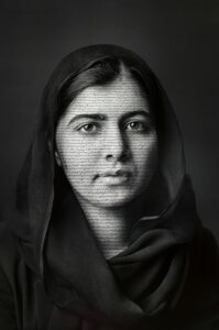Photographic Portrait of Malala Yousafzai by Shirin Nesha