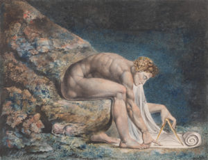 Newton, c.1795-1805. William Blake. Photo © Tate (N05058)