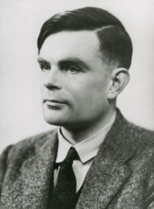 Portrait of Alan Turing (1912-1954). Alan Turing is most widley known for his critical involvement in the codebreaking at Blechley Park during the Second World War. ©Science Museum/Science & Society Picture Library