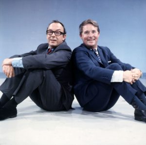Eric Morecambe and Ernie Wise on The Morecambe and Wise Show ©BBC Photo Library