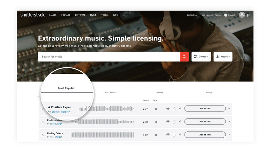Shutterstock Announces Unlimited Music Subscription and New Features