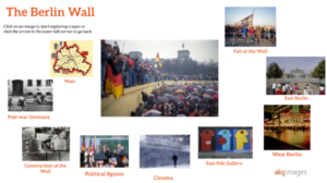 History of Berlin Wall Montage