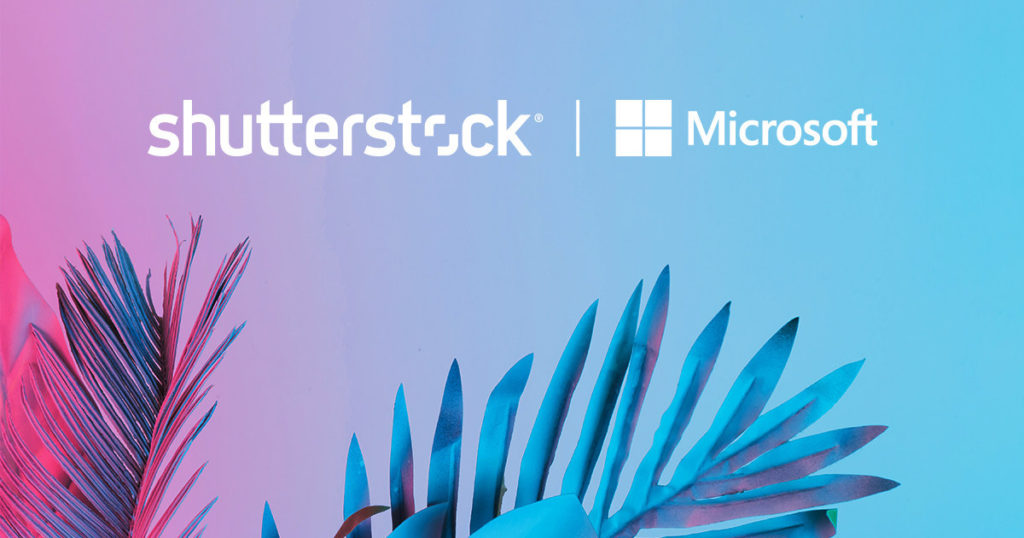 Microsoft Audience Network provides free access to Shutterstock